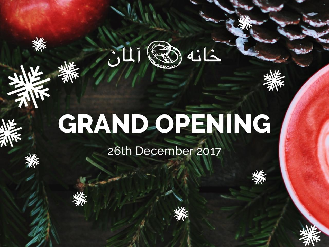 Grand opening & German Christmas Feast